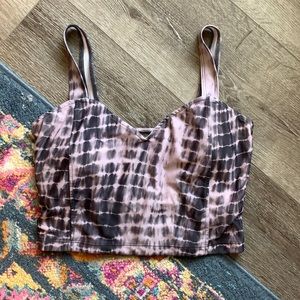 Kortni Jeane Tie-dye Ladder Back Top